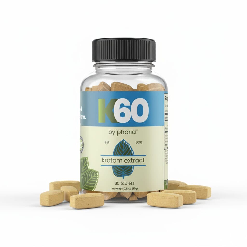 Phoria K60 Kratom Extract Tablets - Main Product Image