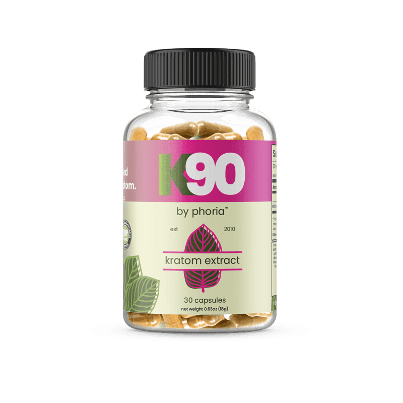 Phoria K90 Kratom Extract Capsules - Main Product Image