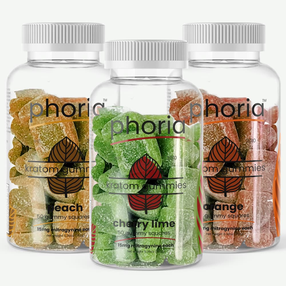 Kratom Gummies - 15mg Mitragynine Gummy Candy - Main Product Image